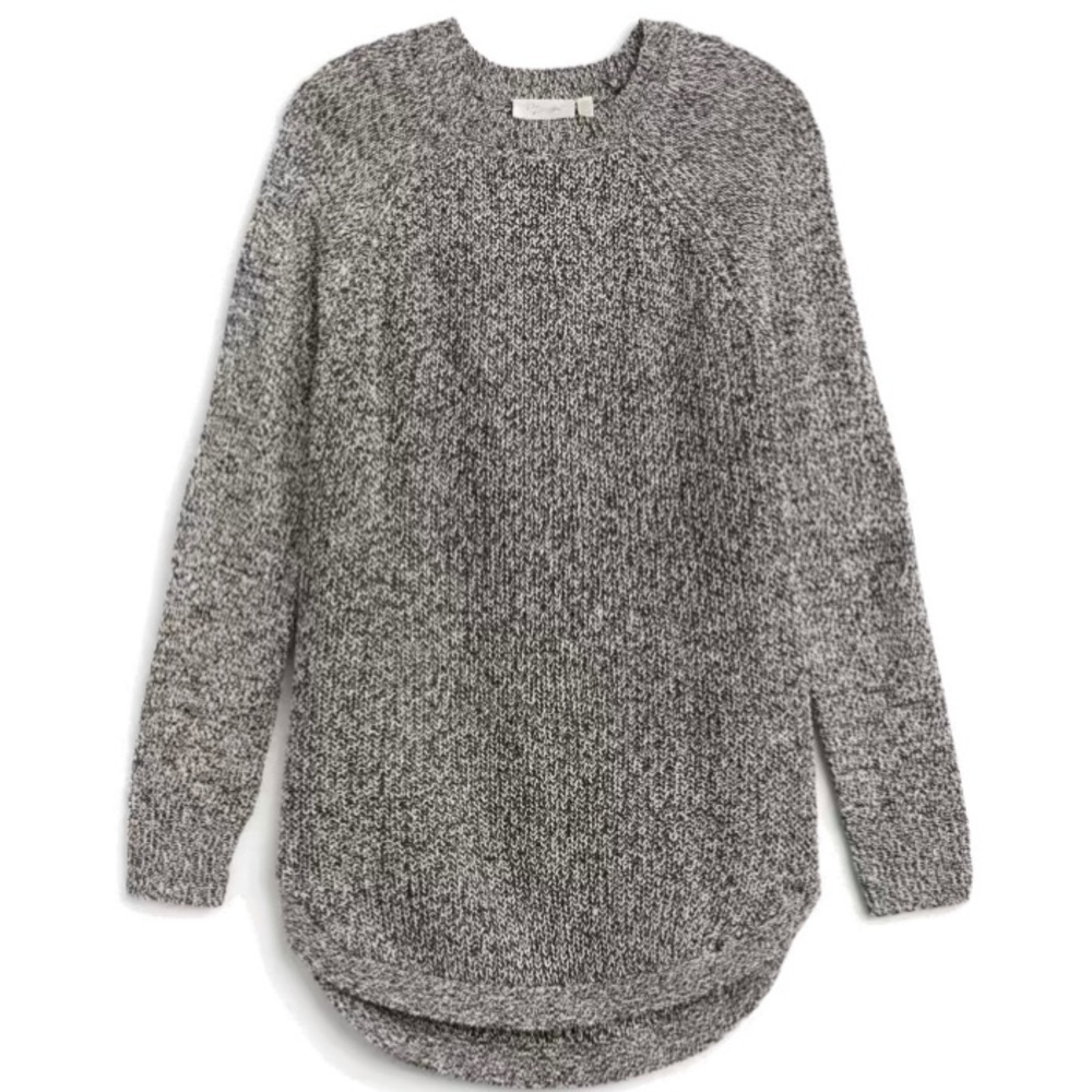 RD Style Rowca Elbow Patch Lightweight Pullover Sweater Large NWOT